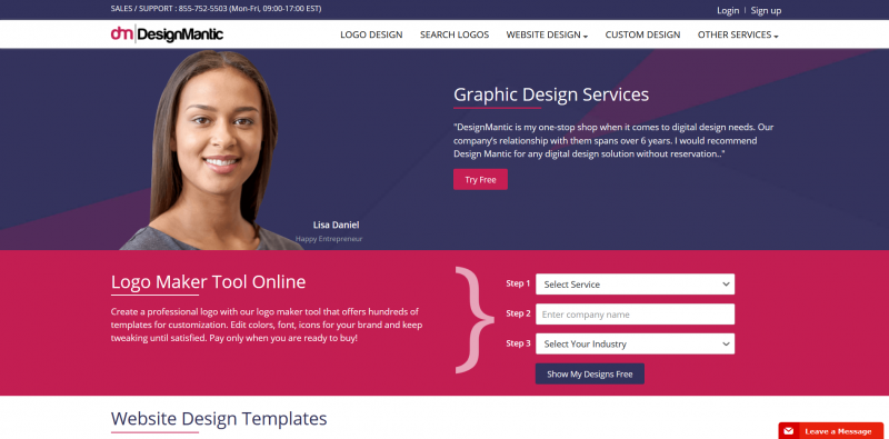 Design Mantic Free Logo Maker