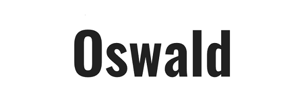 Oswald Google Font