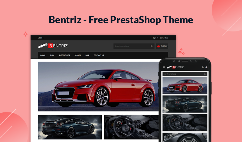 Bentriz - Free PrestaShop Themes for Auto Parts Store
