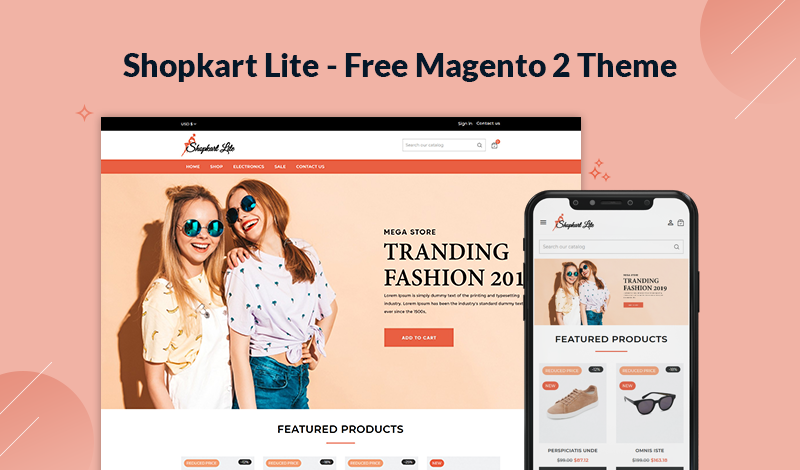 Shopkart Lite - Free Multipurpose Responsive Magento 2 Theme