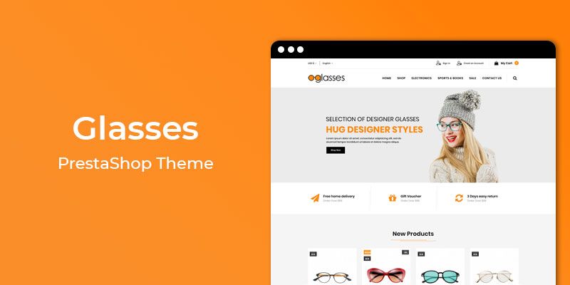 Glasses - MultiPurpose Responsive Prestashop Theme