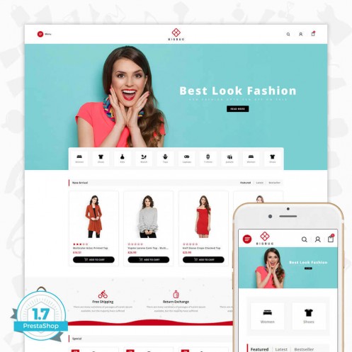 BIGBUG – Free Fashion PrestaShop Theme