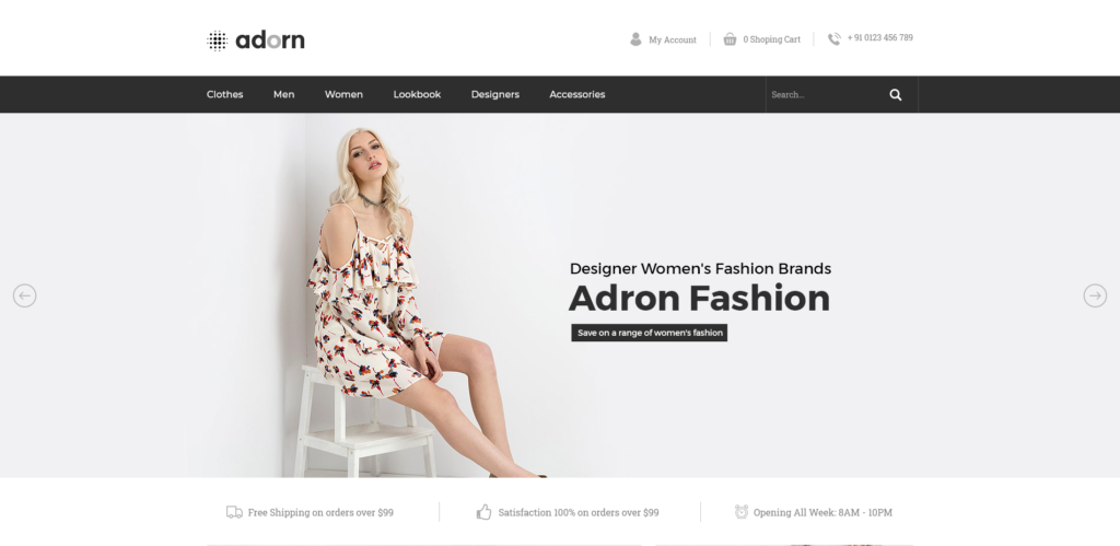 Addorn Fashion - Free Prestashop Theme