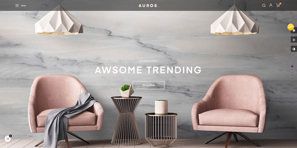 Auros - Furniture Home Decor Prestashop Template