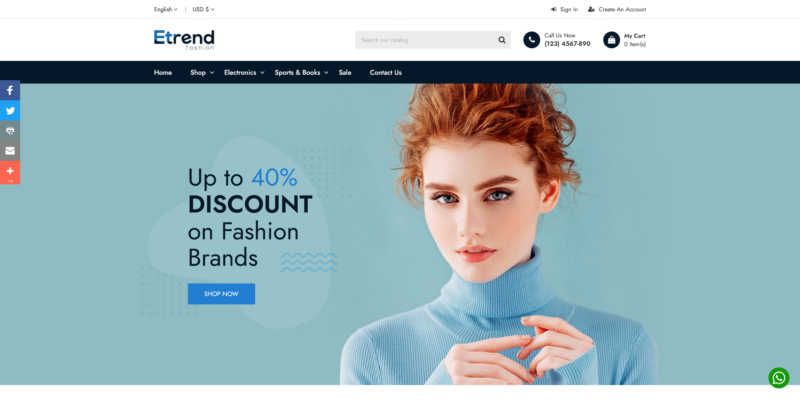 Etrend – Premium Multipurpose PrestaShop Theme