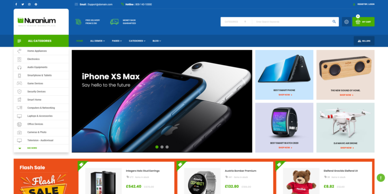 Nuranium | Multi-Purpose Marketplace Prestashop 1.7 Theme