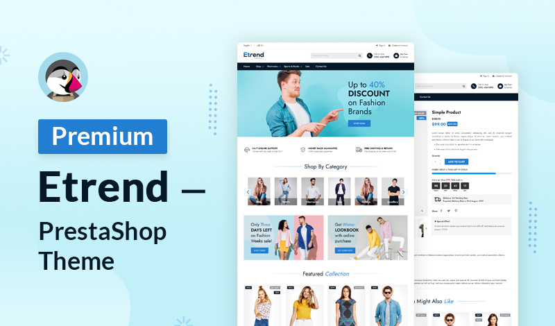 Etrend - Premium Multipurpose PrestaShop Theme
