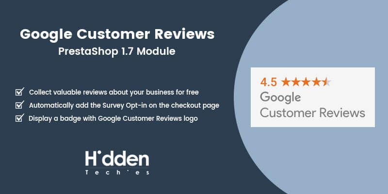 Google Customer Reviews - PrestaShop Modules