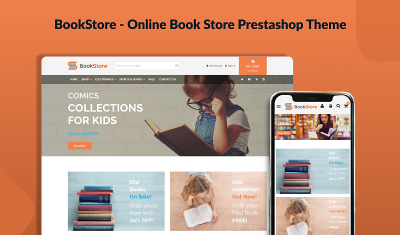 BookStore - Online Book Store PrestaShop 8 Theme