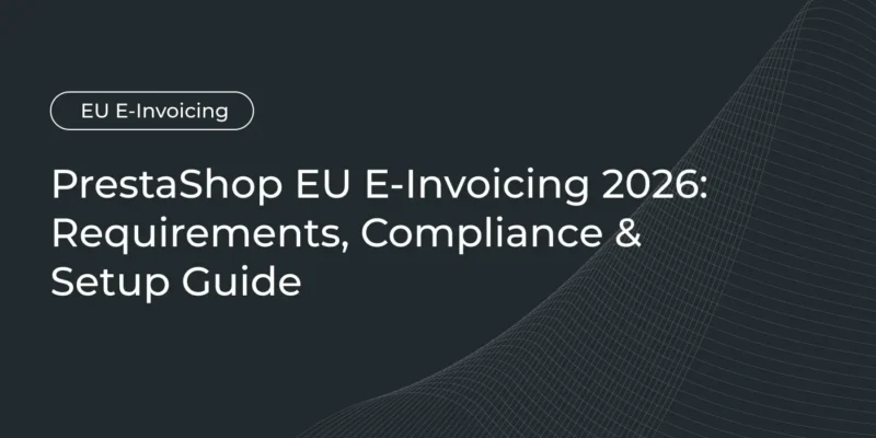 PrestaShop EU E-Invoicing