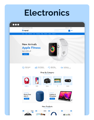 Etrend Electronics Layout