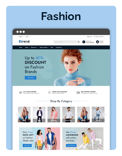 Etrend Fashion Layout