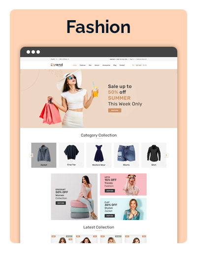 Etrend Fashion Layout