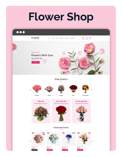 Etrend Flower Layout