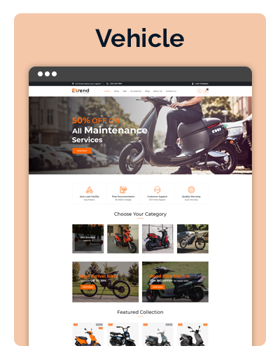 Etrend Evehicle Layout