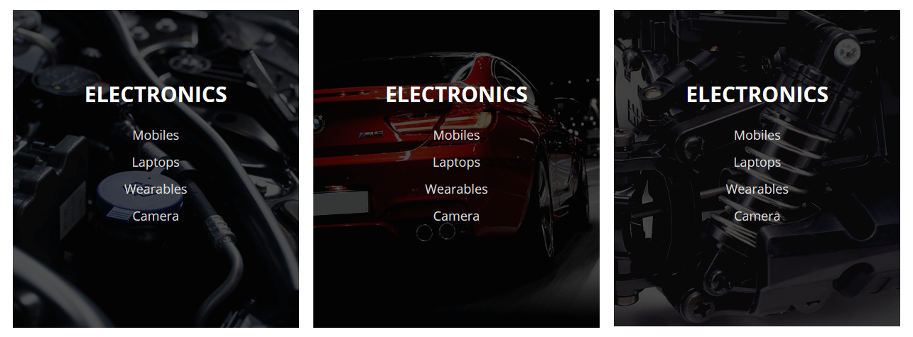 Bentriz - Bentriz Home Category Links Block