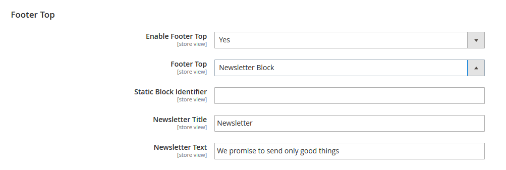 Blue Diamond - Footer Top Mewsletter