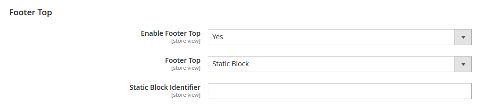 Blue Diamond - Footer Top Static Block
