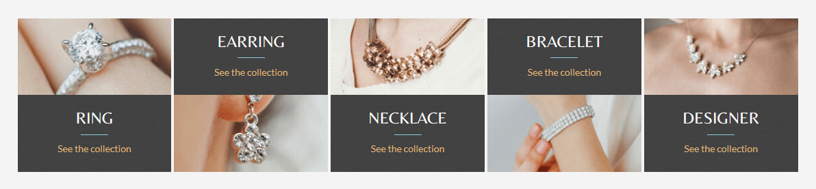 Blue Diamond - Home Jewelry Category Collection Block