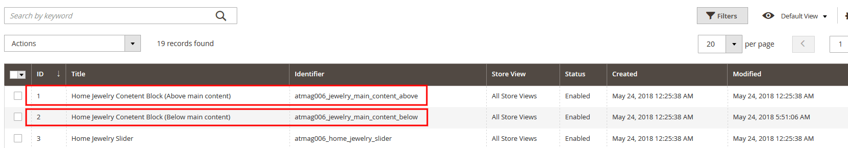 Blue Diamond - Homepage Static Blocks