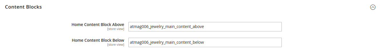 Blue Diamond - Homepage Content Options