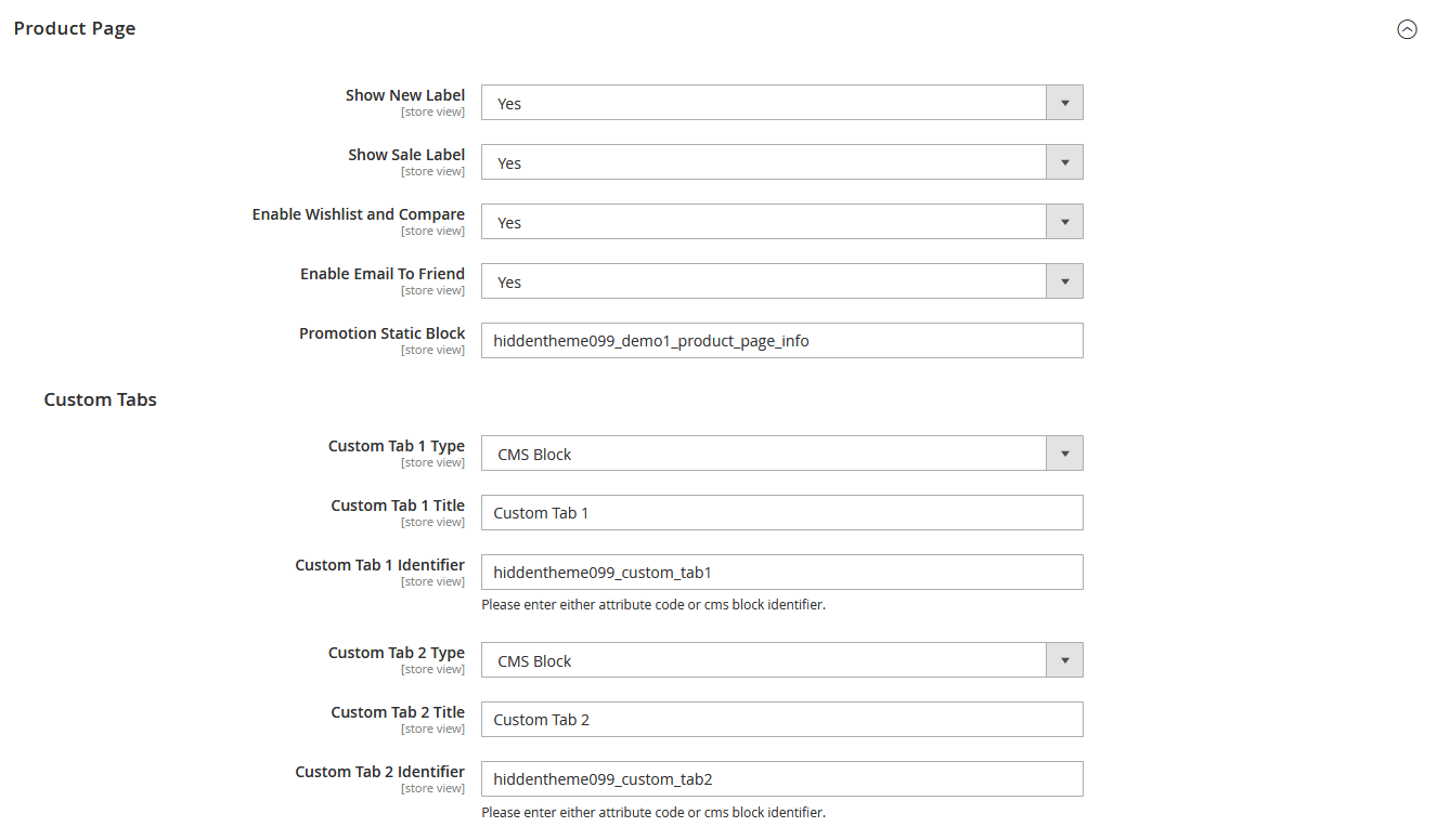 BookBazar - Product Page Configuration