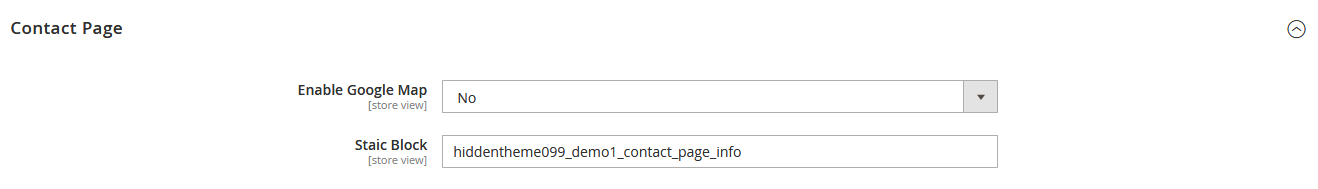 BookBazar - Contact Page Settings