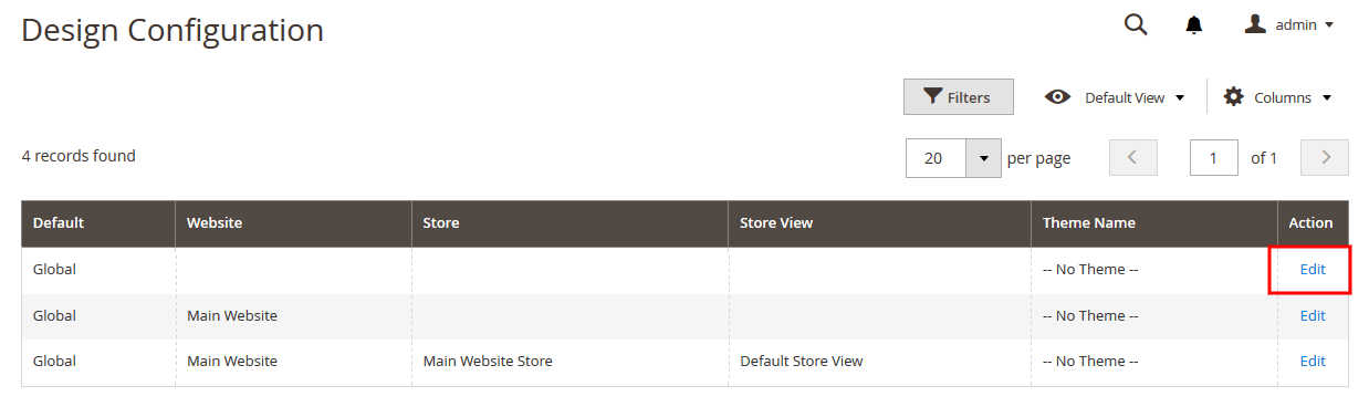 BookStore - Use Child Theme