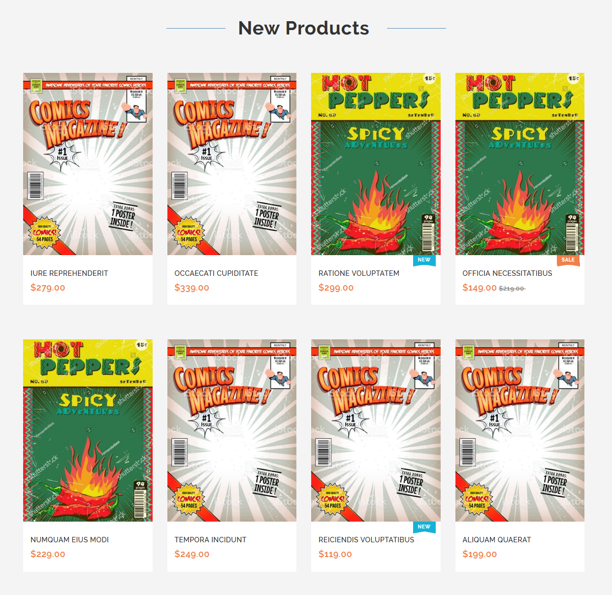 BookStore - Homepage New Product Widget