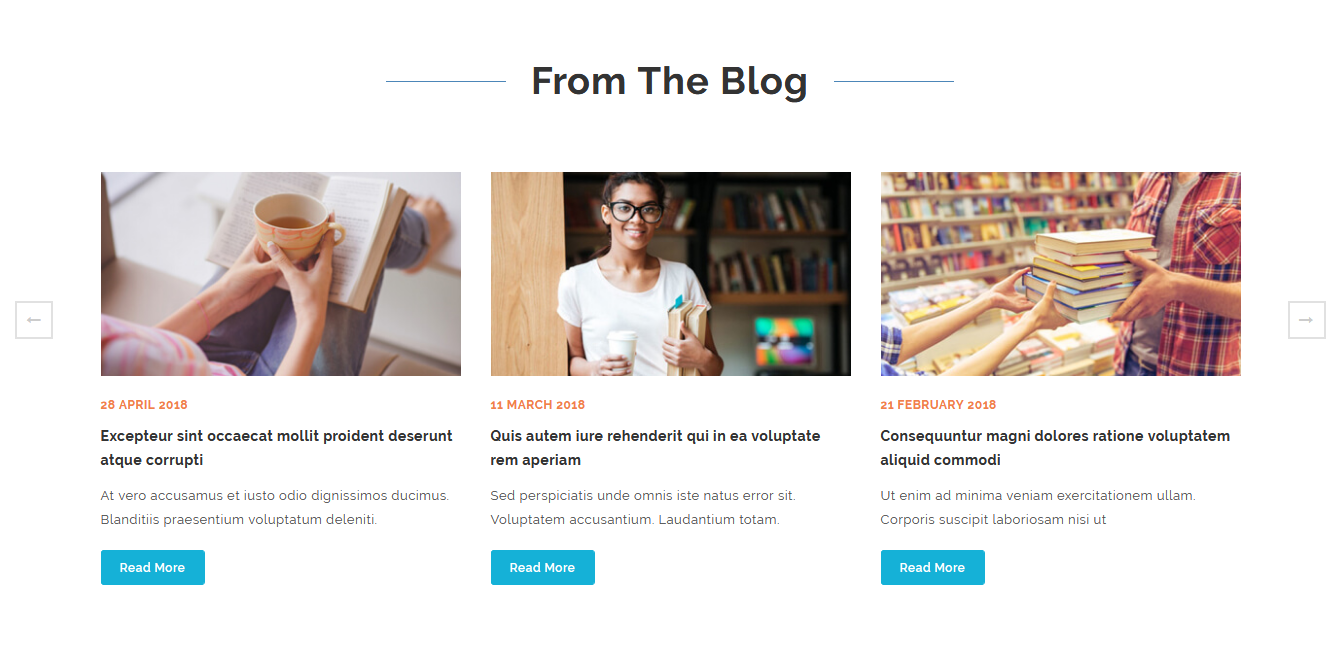 BookStore - Homepage BookStore Blogs