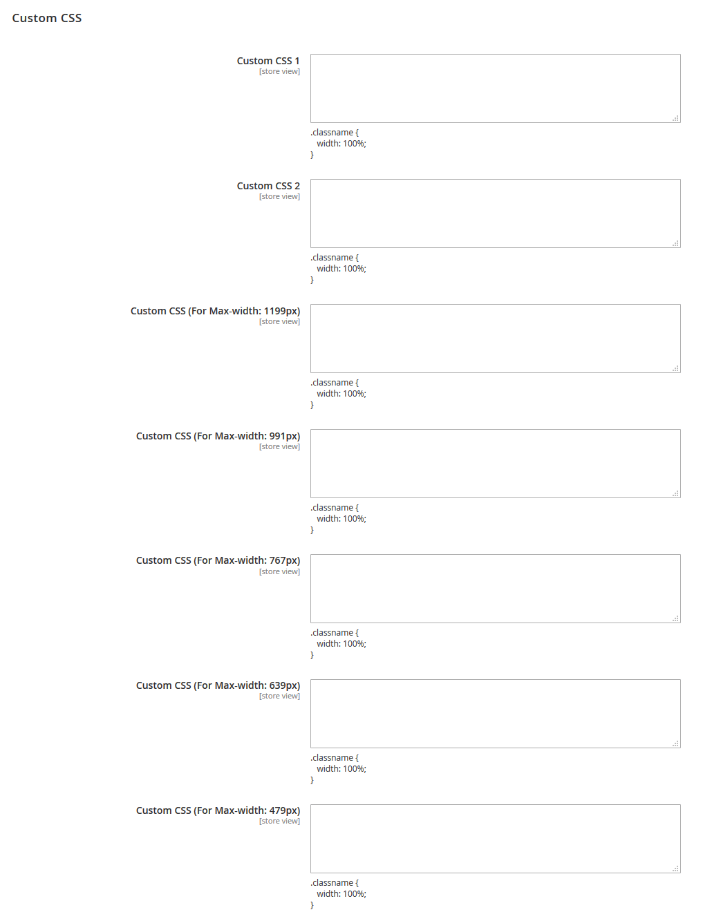 BookStore - Custom CSS