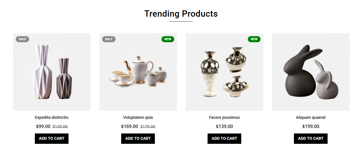 Ceramic World - Homepag Featured Product Widget