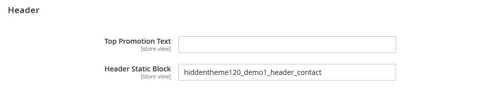 Curve - Header Settings