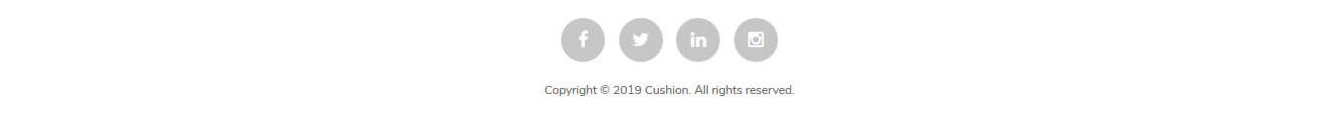 Cushion - Footer Bottom
