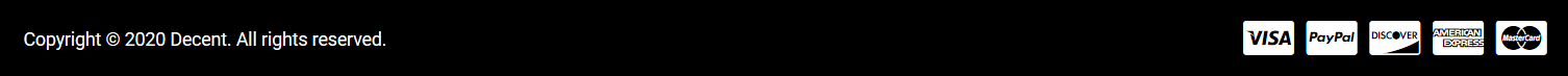 Decent - Footer Bottom