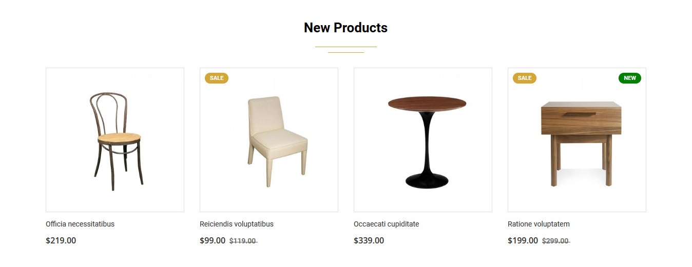 Deluxe  - Homepage New Product Widget