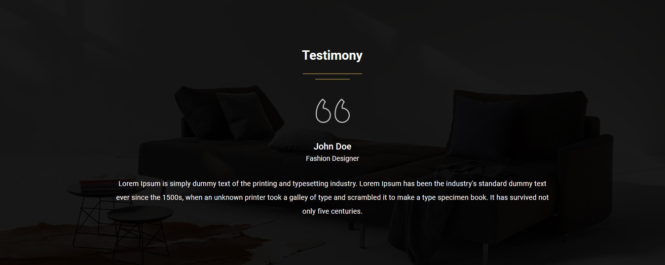 Deluxe  - Home Testimonials