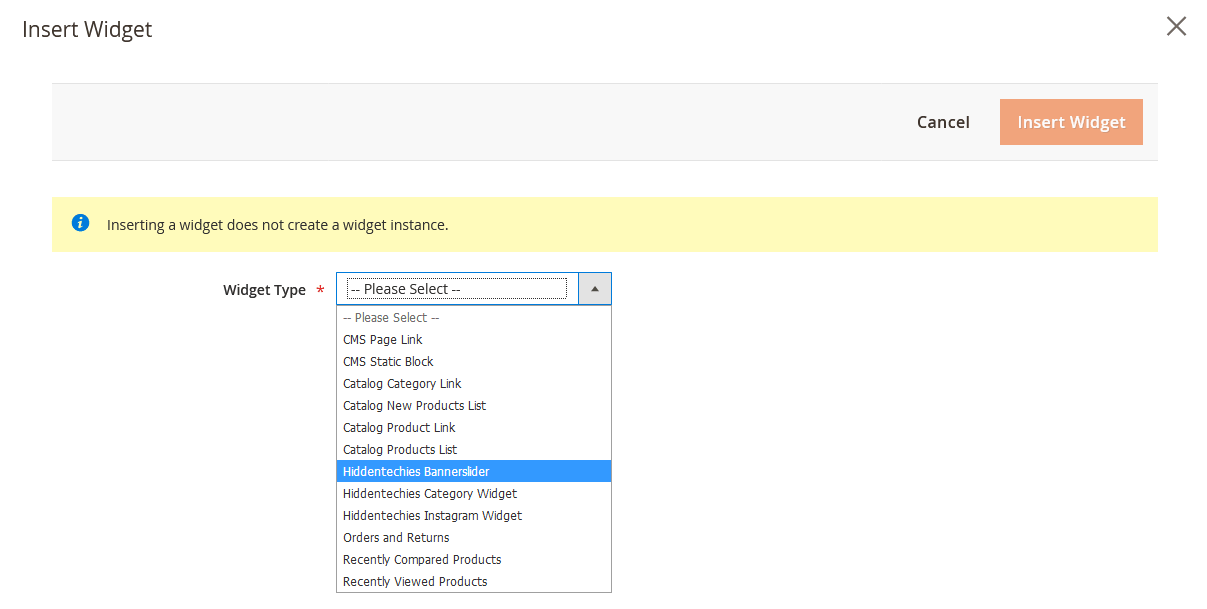 Deluxe  - Add Slider Widget