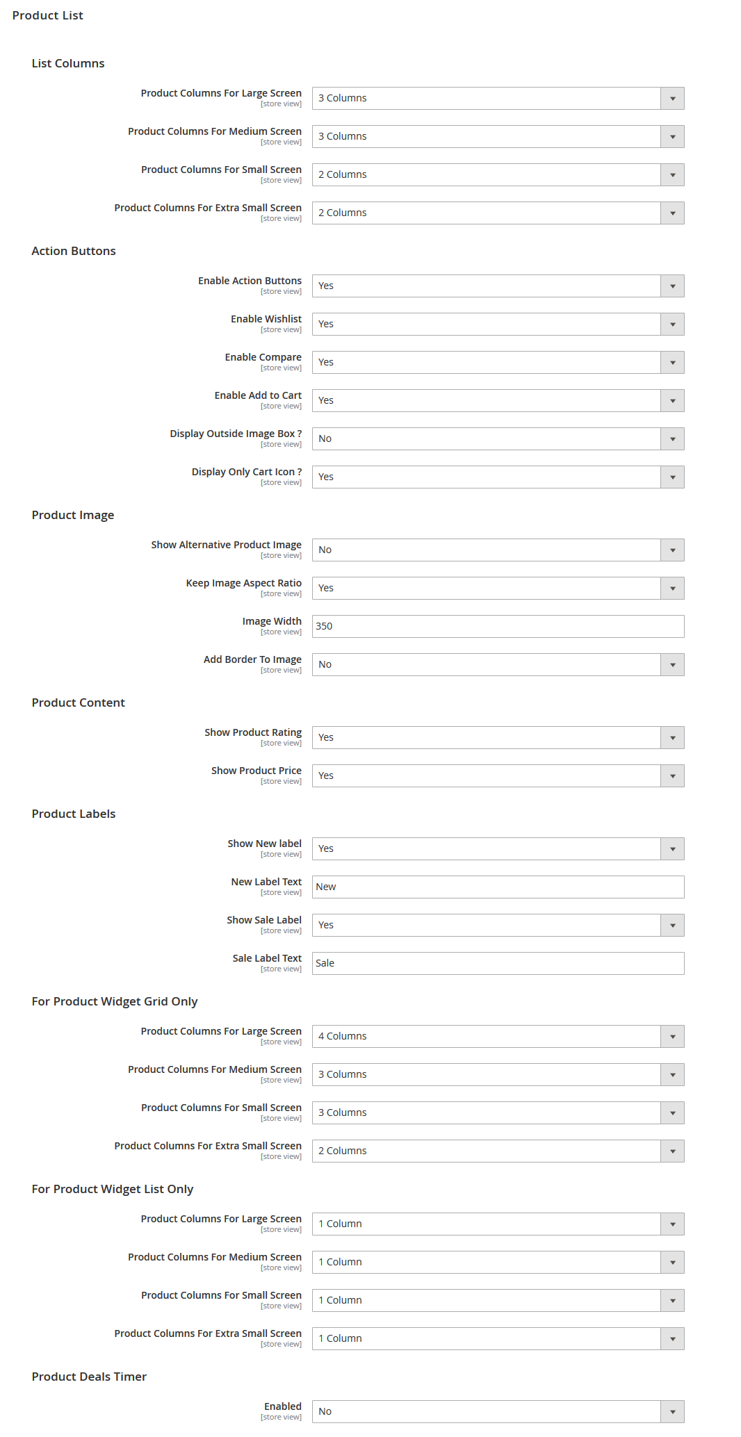 DeskPlus - Category Page Configuration