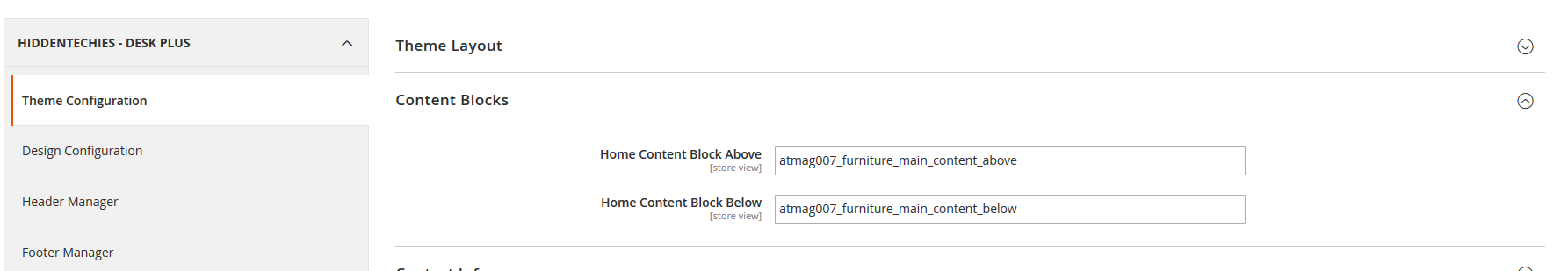 DeskPlus - Homepage Content Options