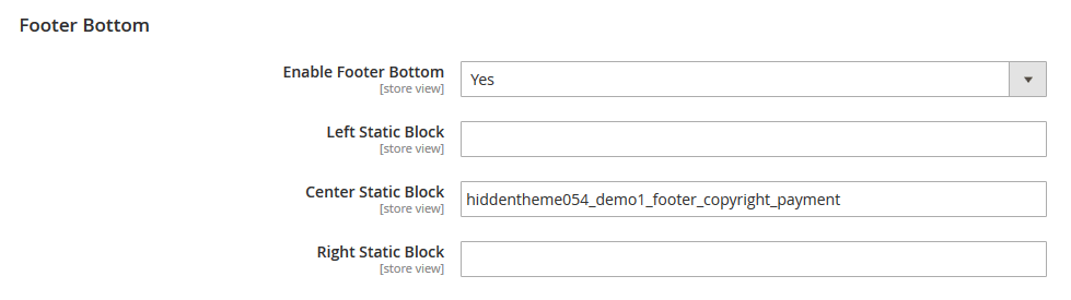 Emart - Footer Bottom