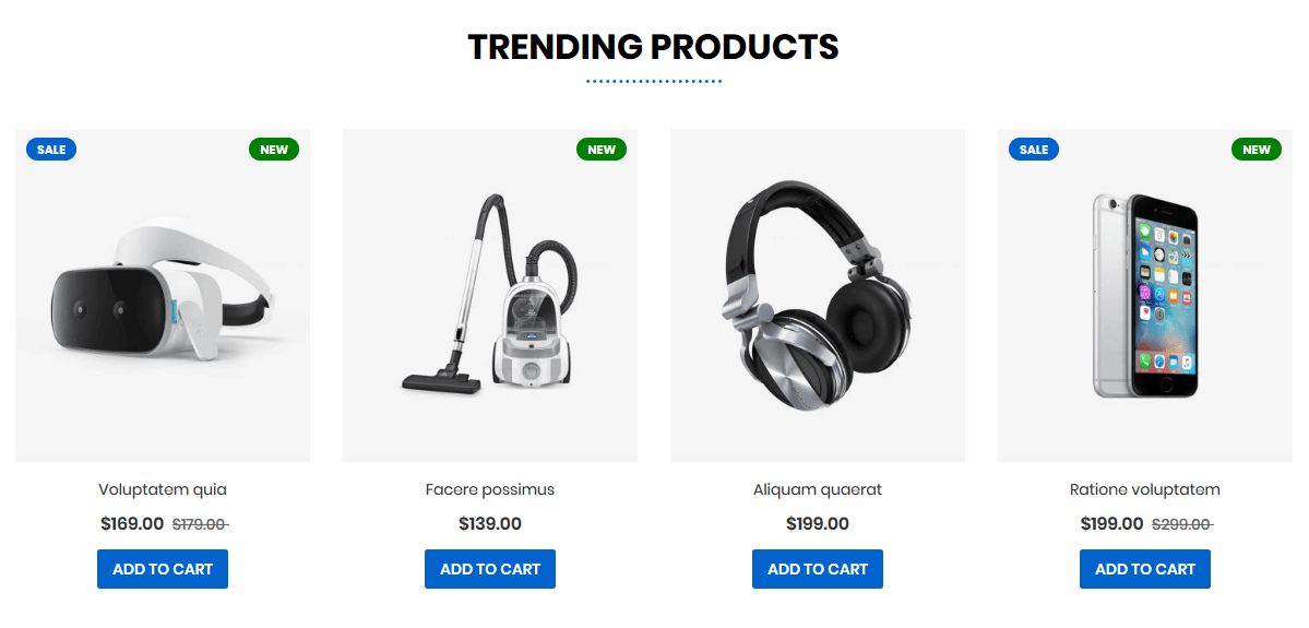 Emart - Homepag Featured Product Widget