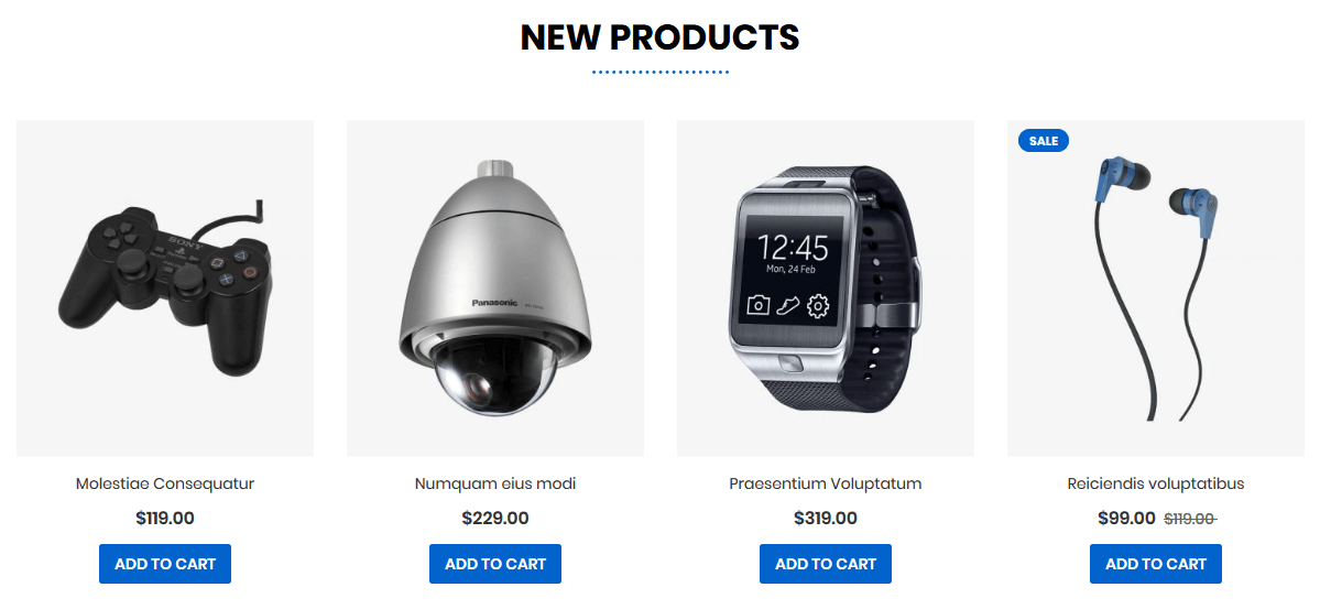 Emart - Homepage New Product Widget