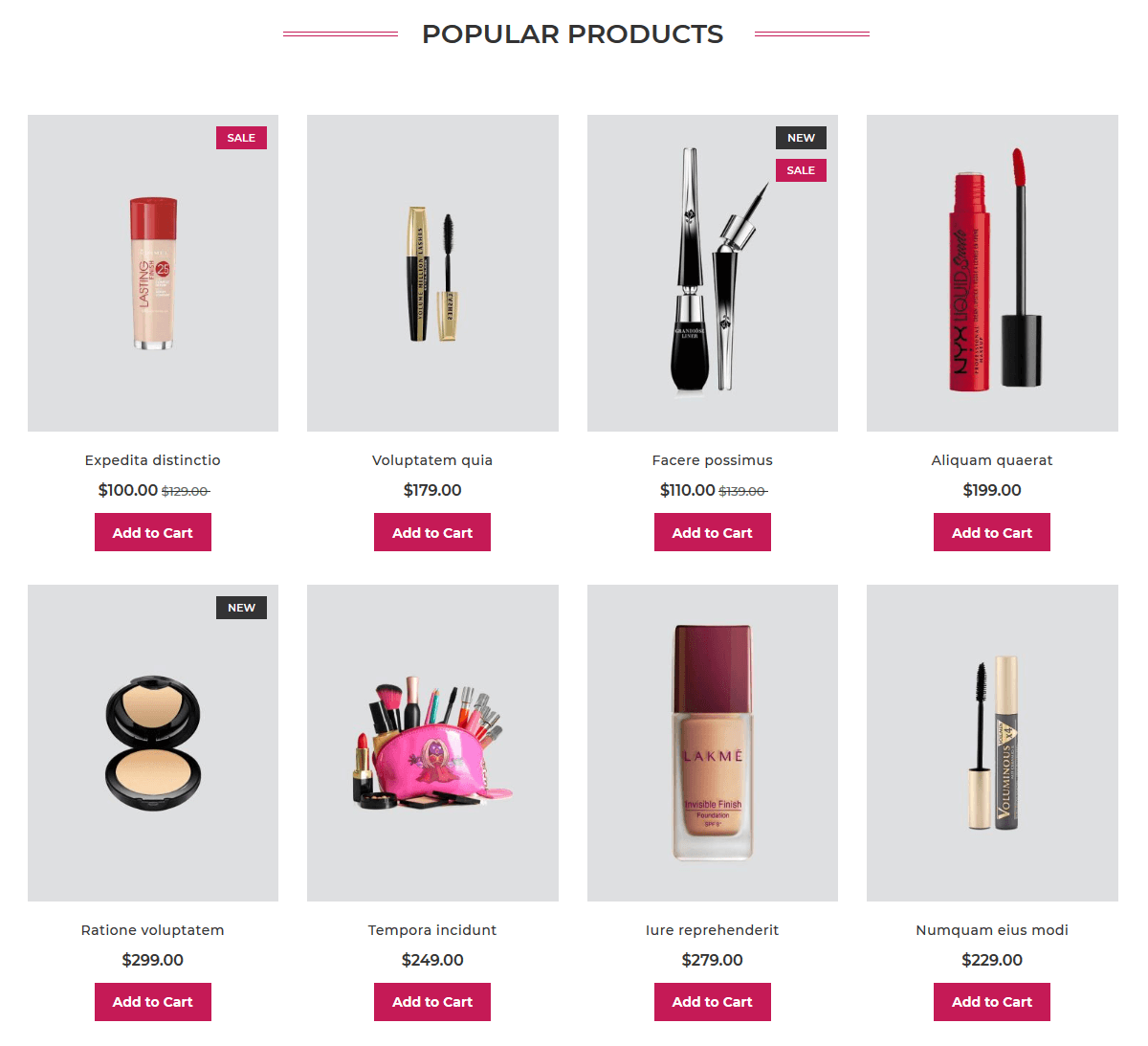Fashiony - Homepag Featured Product Widget
