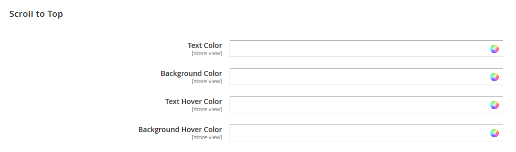 Fashiony - Scroll top Top Color Config