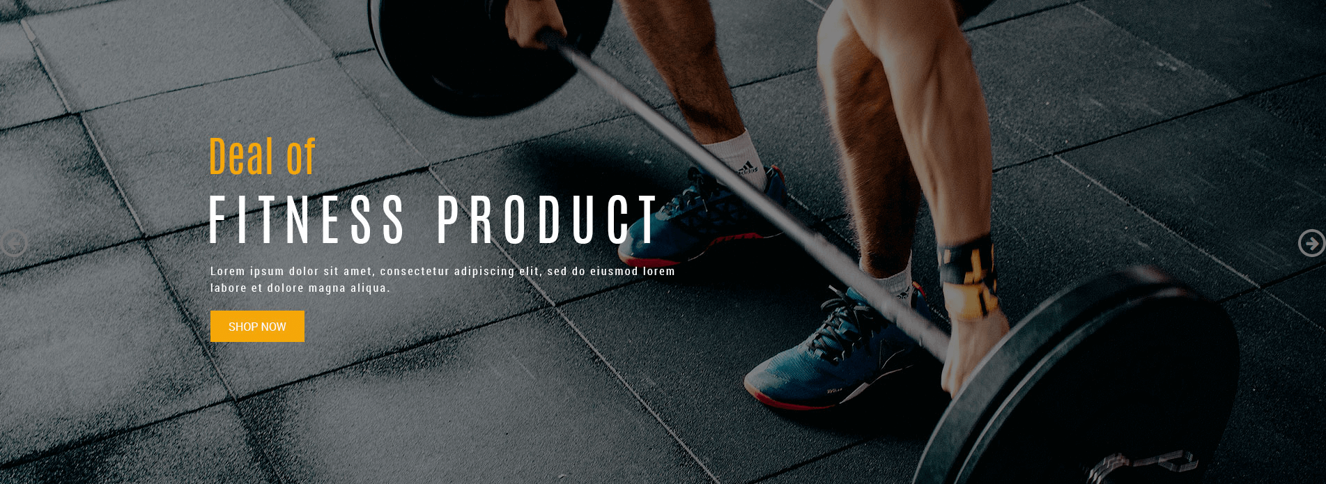 Fitness - Home Fitness Slider