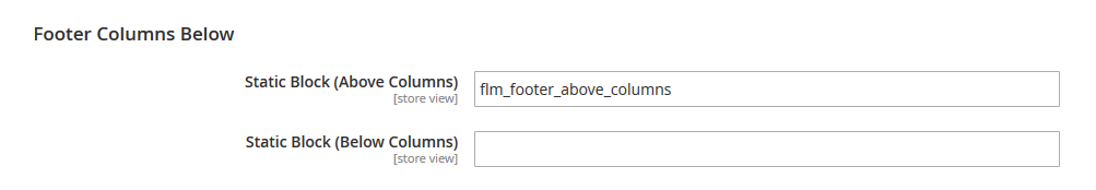 Foodline - Footer Columns Below