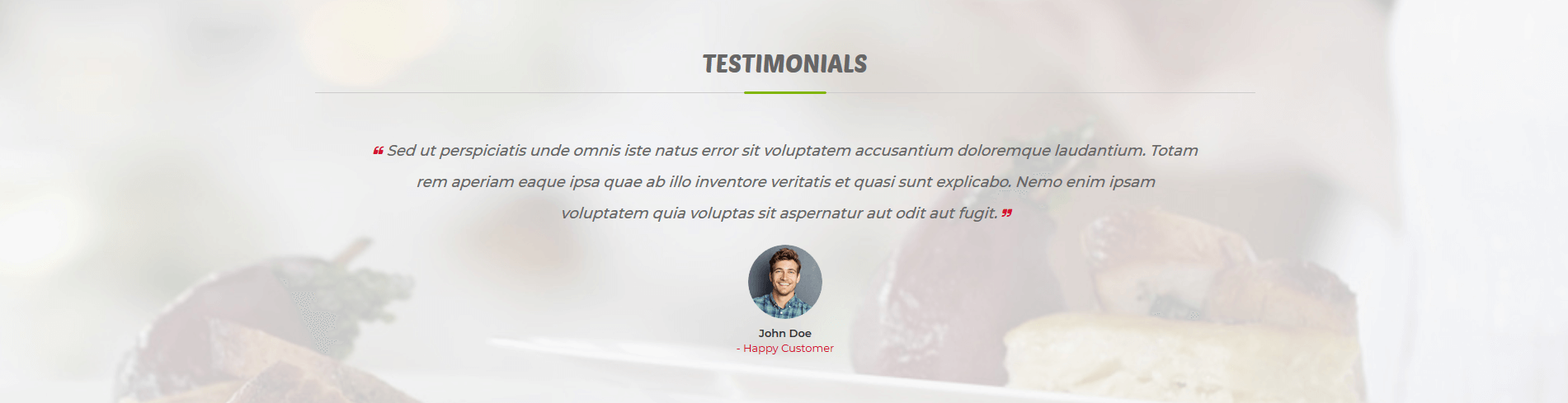 Foodline - Home Food Line Testimonials Block