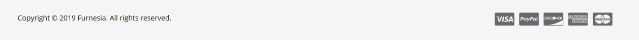 Furnesia - Footer Bottom