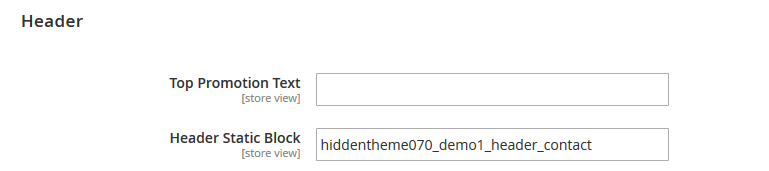 Furnesia - Header Settings